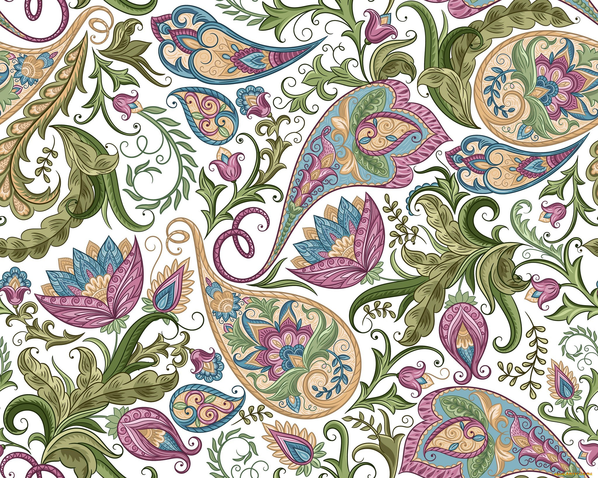  ,  , flowers, paisley, background, design, , , , , , floral, seamless, 